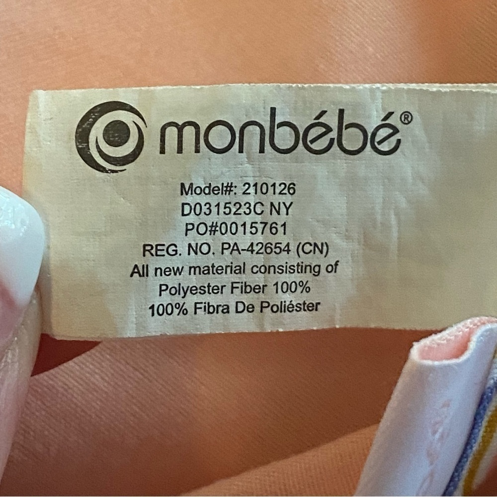 MONBEBE / Rainbows Infant Car Seat Cover Canopy - Picture 5 of 5
